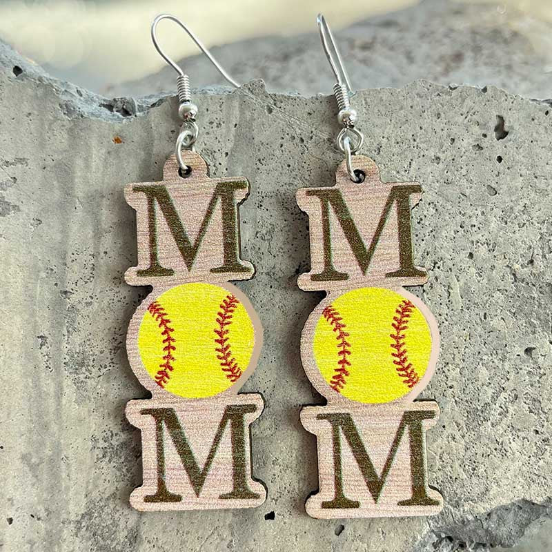 Cross Wood Earrings - product image 2