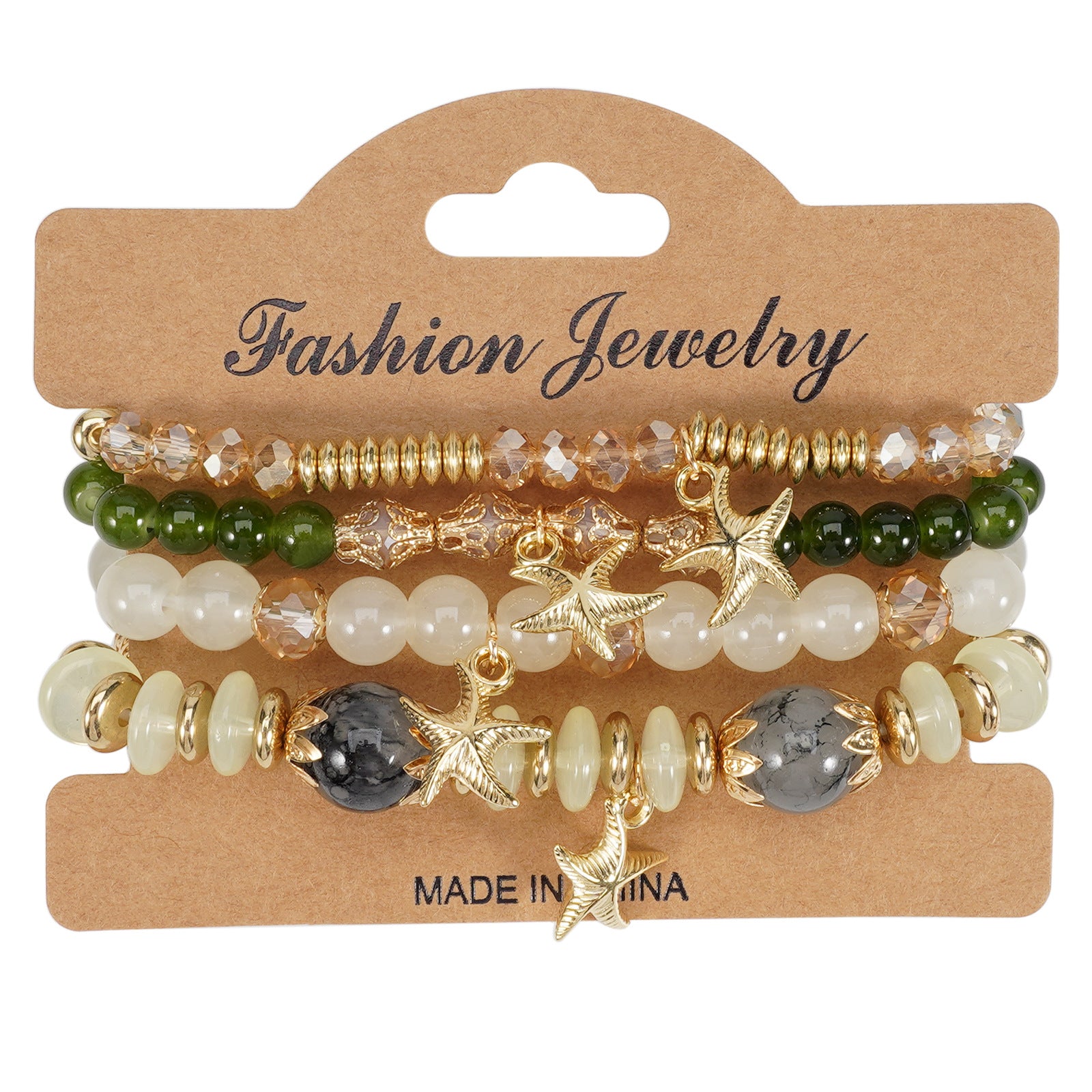 Boho Cross Beaded Crystal Necklace - product image 5