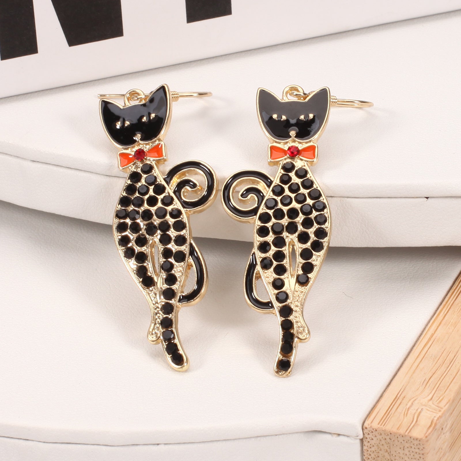 Halloween Earrings Featuring A Little Cat - A Screaming Ghost - A Pumpkin - A - product image 23