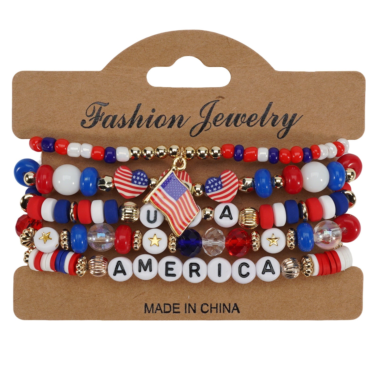 Flag Beaded Bracelet for Women - product image 6