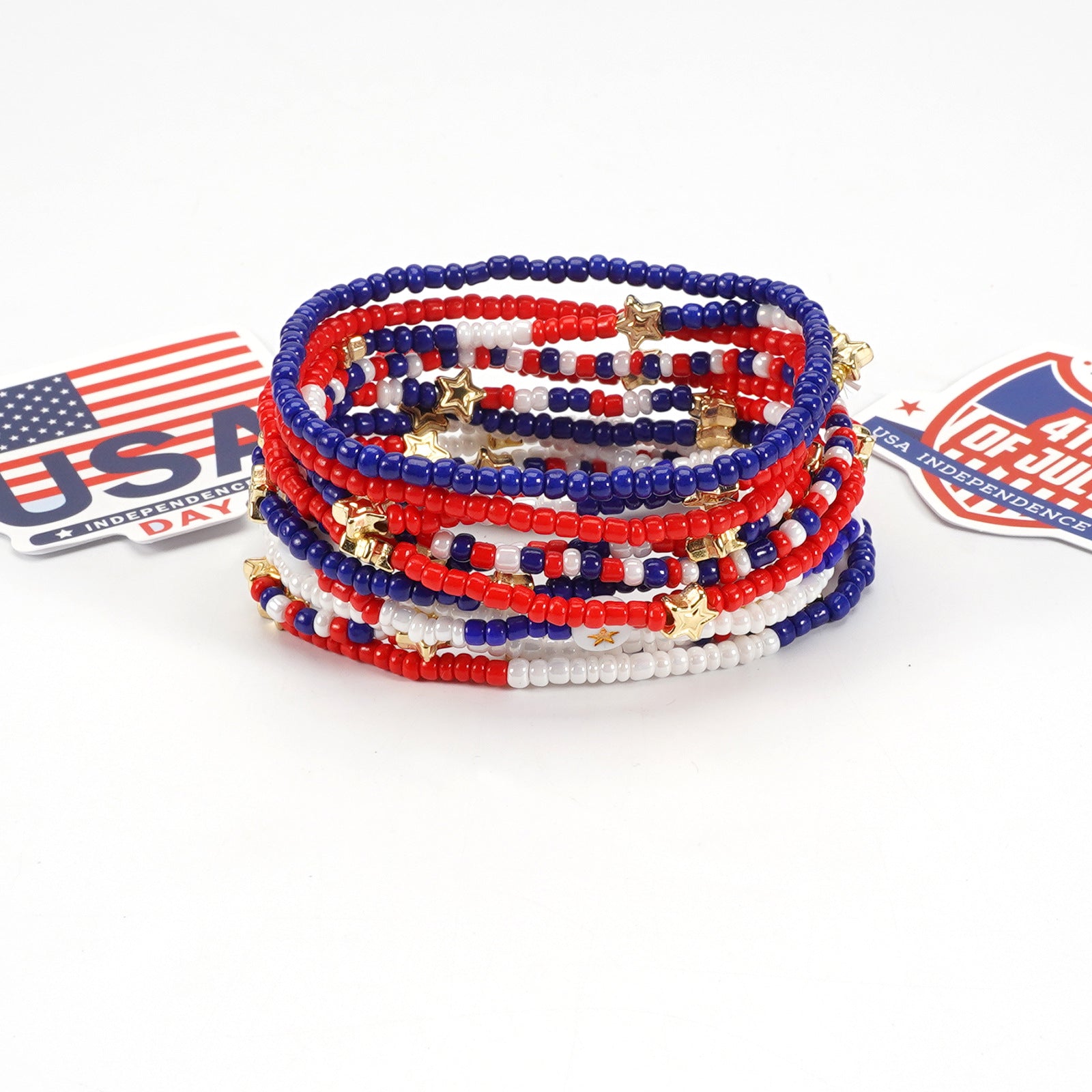 Flag Beaded Bracelet - product image 34