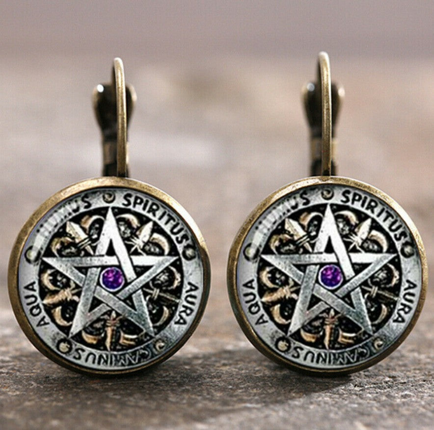 Feather Cross Earrings - product image 11