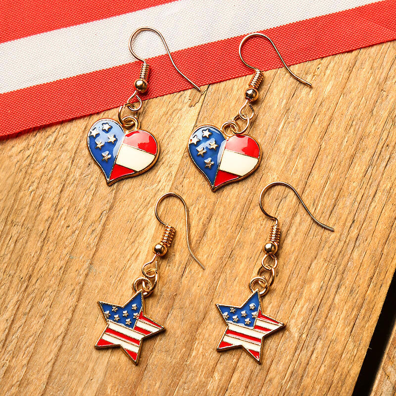 Heart Cross Earrings - product image 3