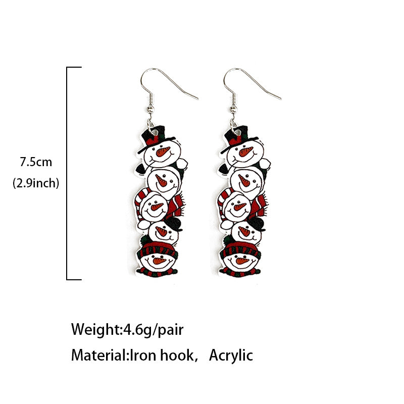 Cross Acrylic Earrings - product image 4
