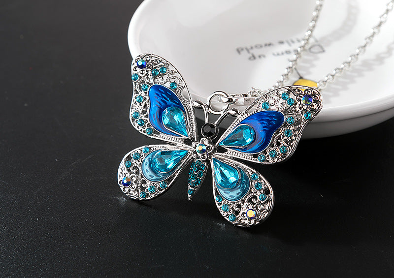 Vintage Butterfly Necklace
