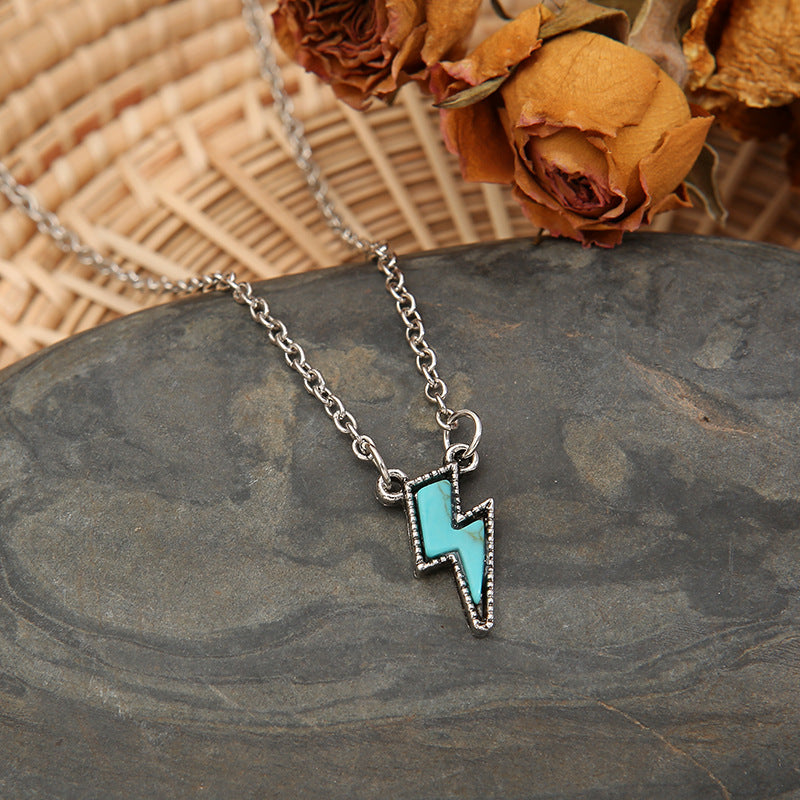Turquoise Boho Vintage Necklace - product image 11
