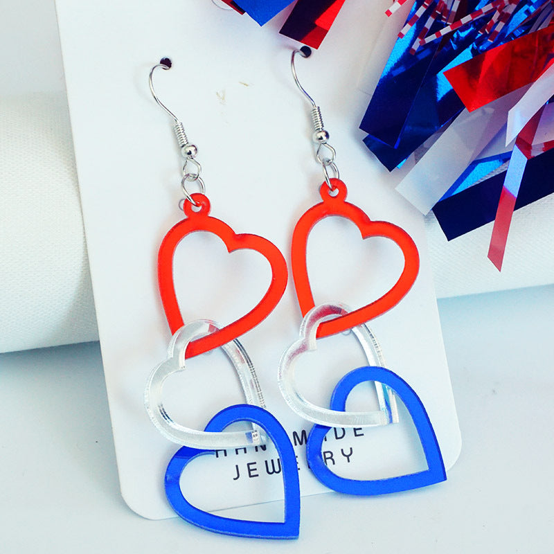 Heart Cross Earrings - product image 5