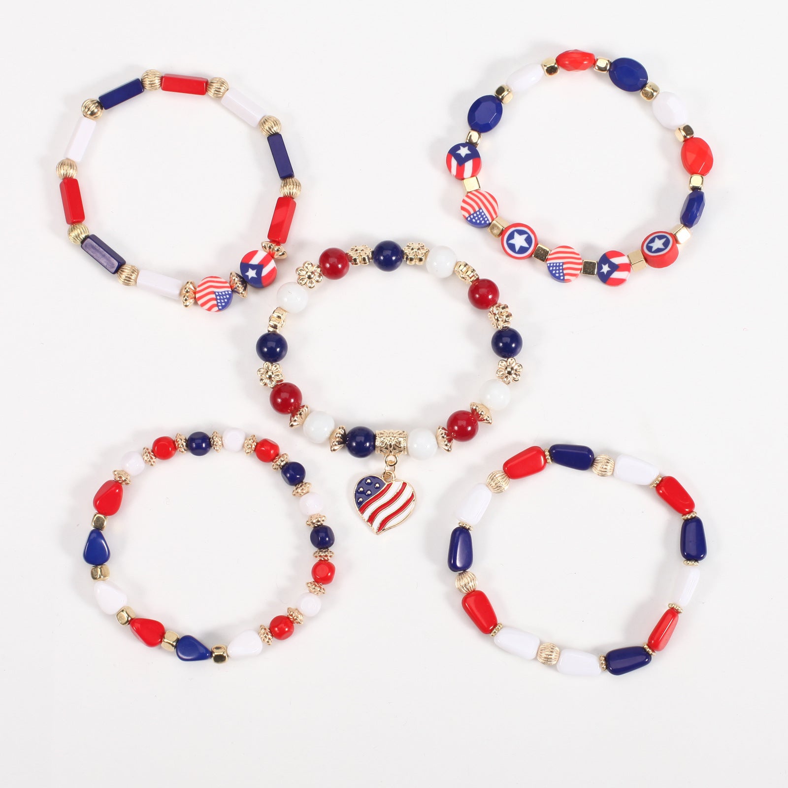 Flag Beaded Crystal Bracelet - product image 24