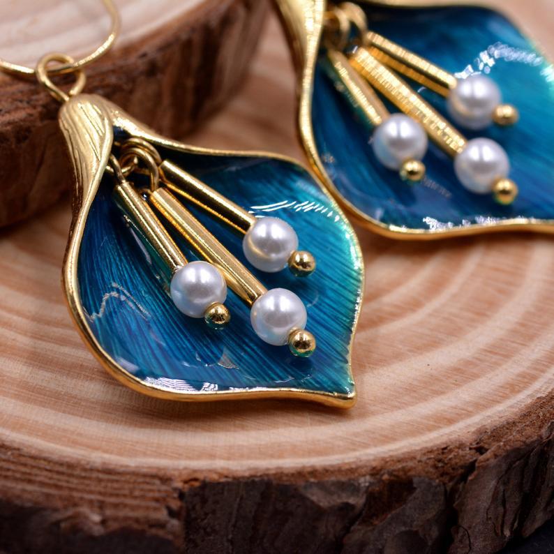 Floral Cross Earrings - product image 19