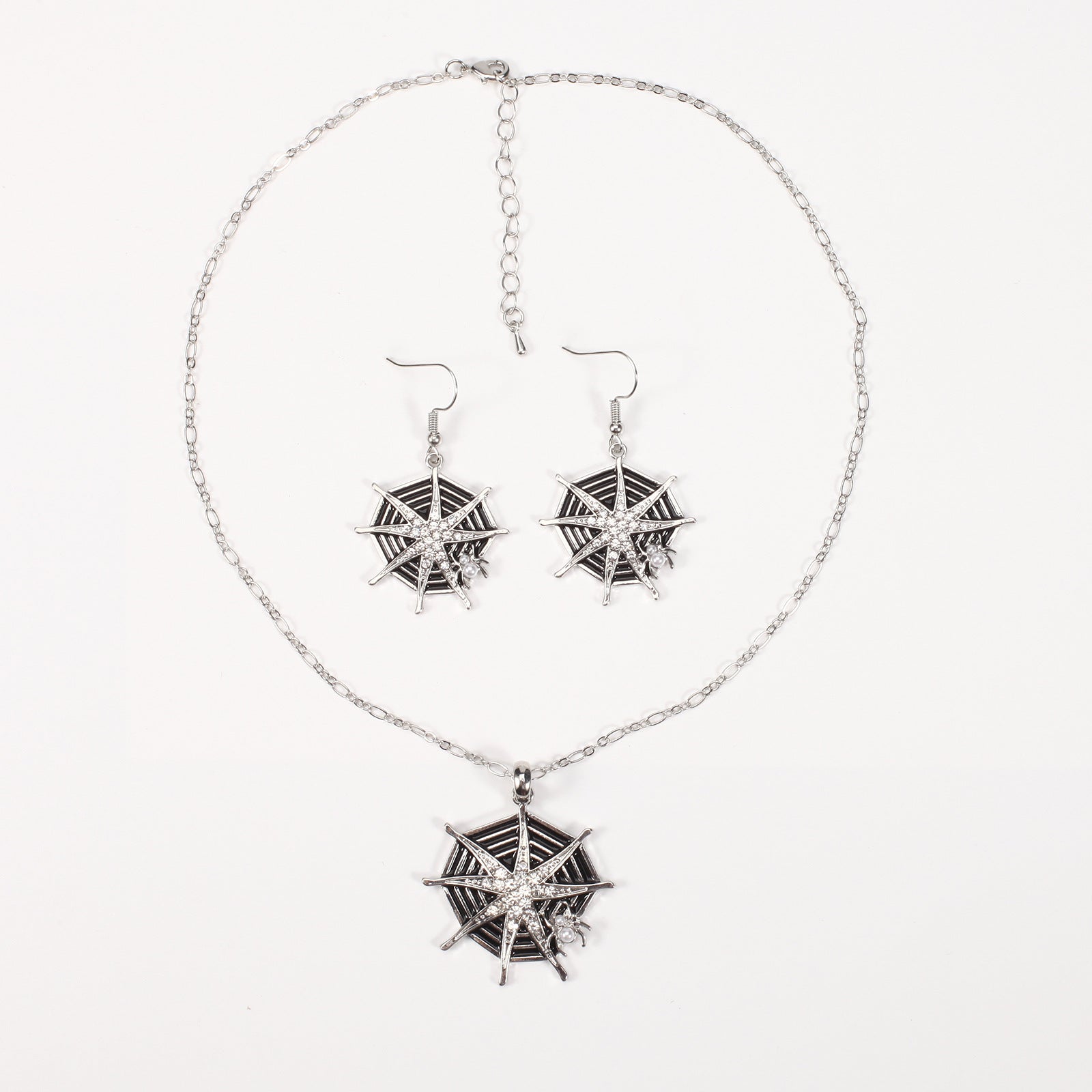Halloween Necklace and Earring Set with Pumpkin - Screaming Skull - Ghost - - product image 36