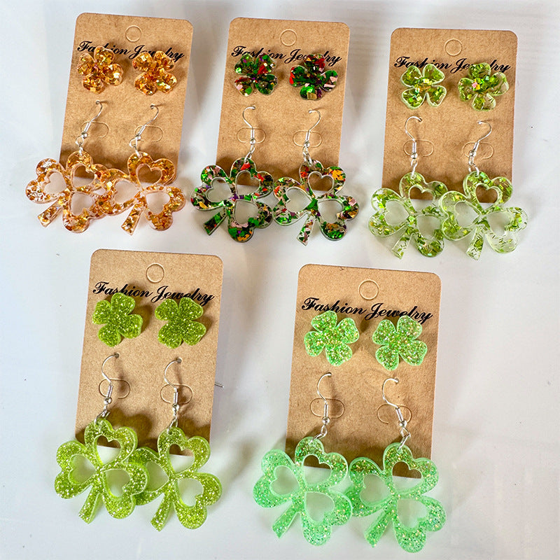 Cross Acrylic Earrings - product image 1