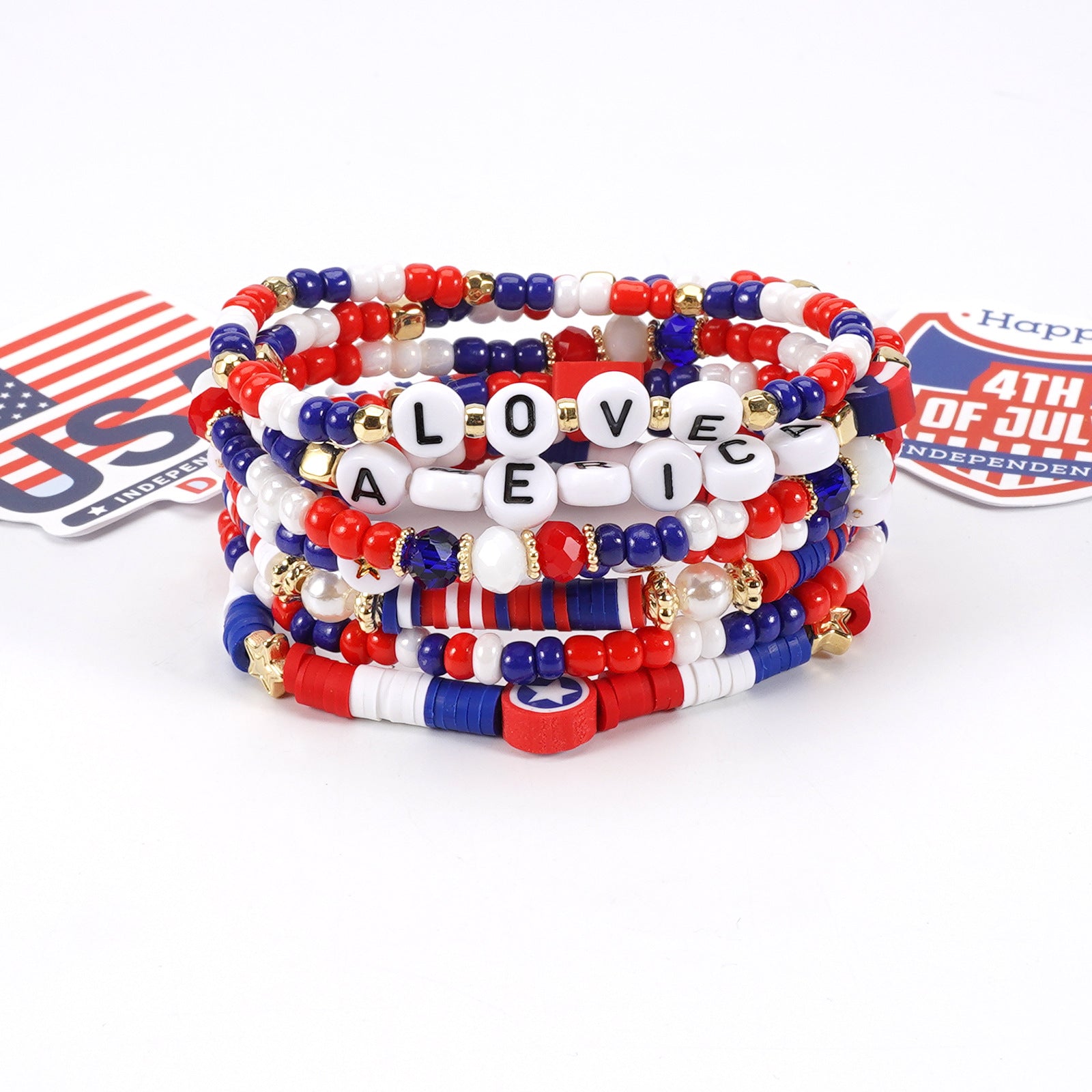 Flag Beaded Bracelet - product image 30