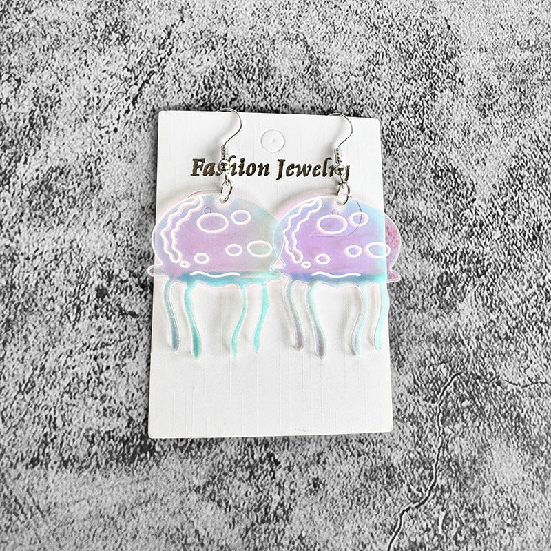Cross Acrylic Earrings - product image 3