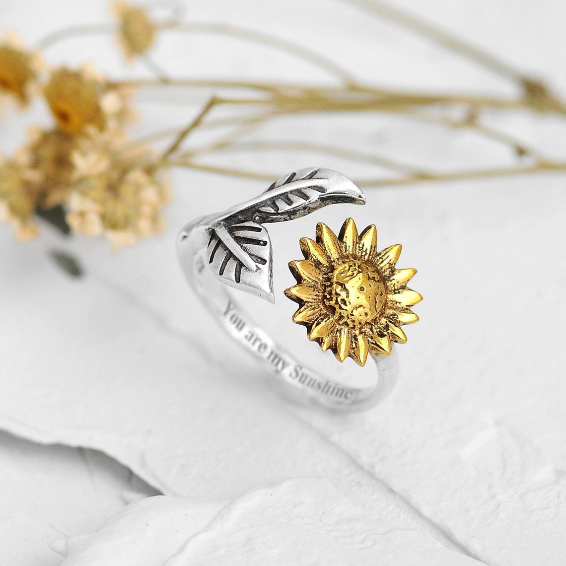 Floral Cross Ring - product image 3