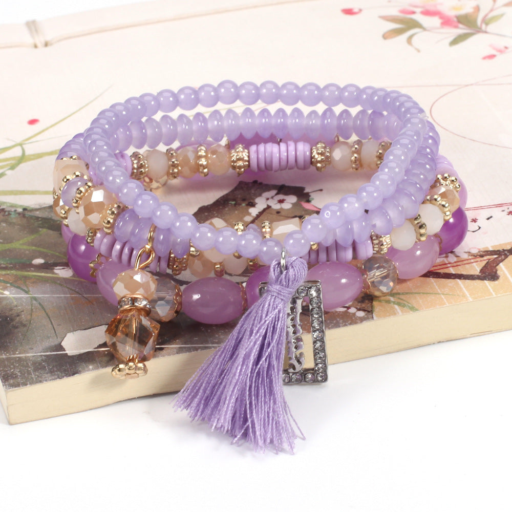 Boho Vintage Beaded Crystal Necklace - product image 21