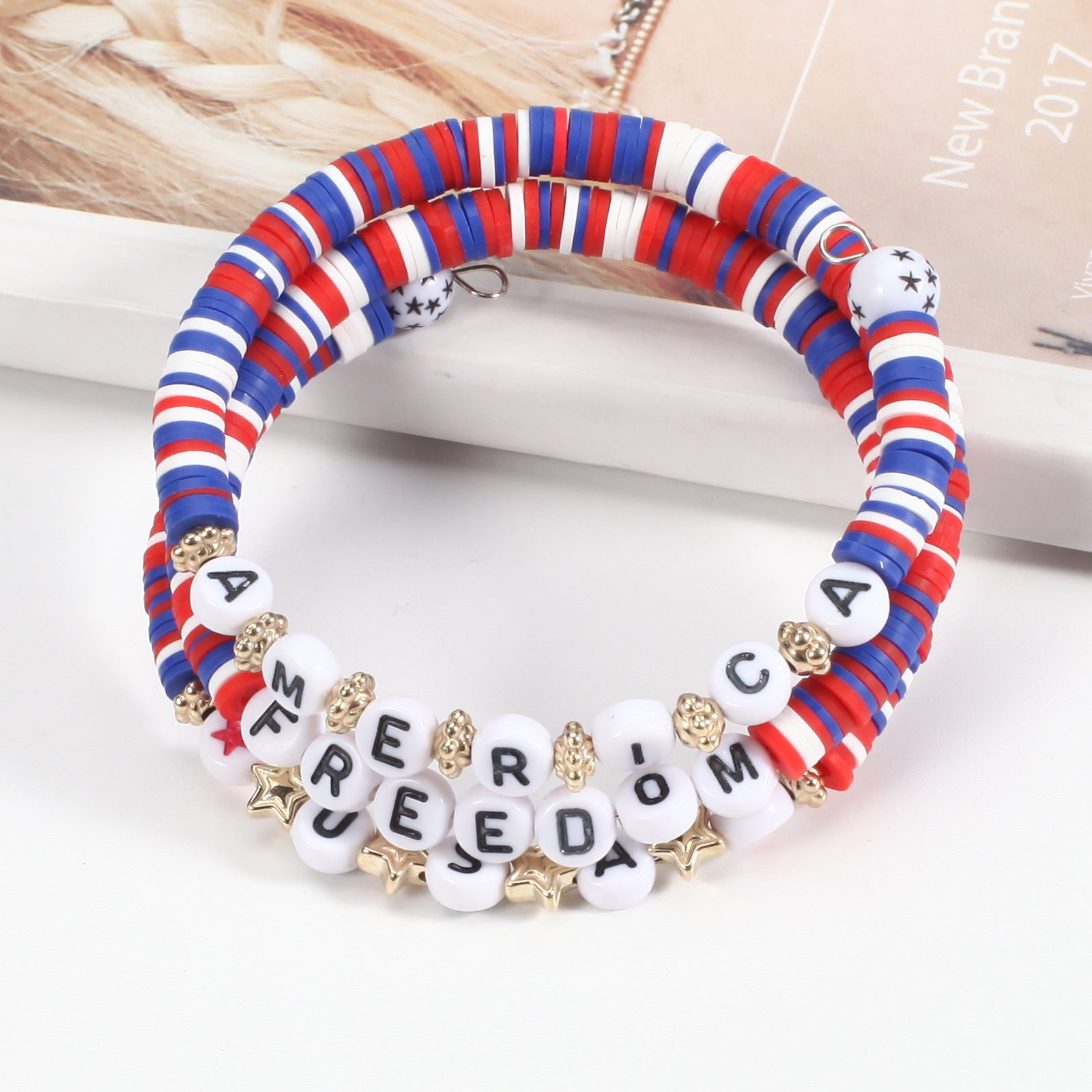 Flag Beaded Bracelet - product image 32