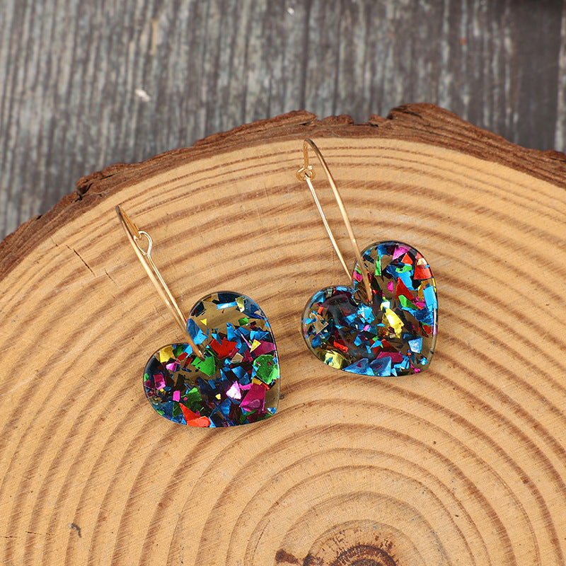 Heart Cross Earrings for Women - product image 15