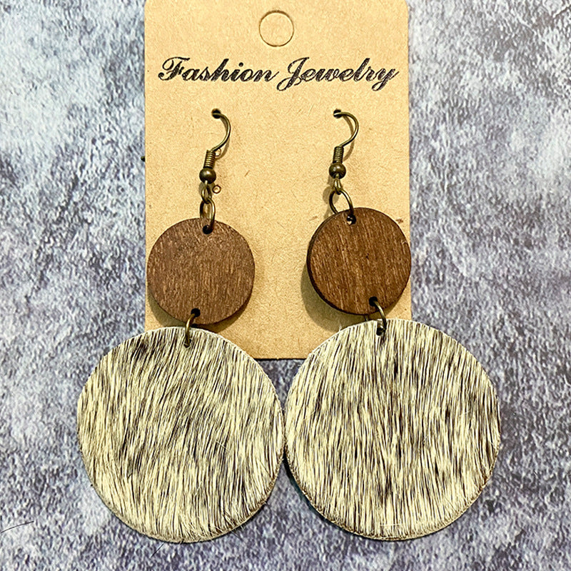 Western Boho Vintage Horse Cross Earrings - product image 7