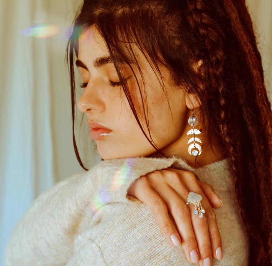 Boho Vintage Moon Cross Earrings for Women - product image 11
