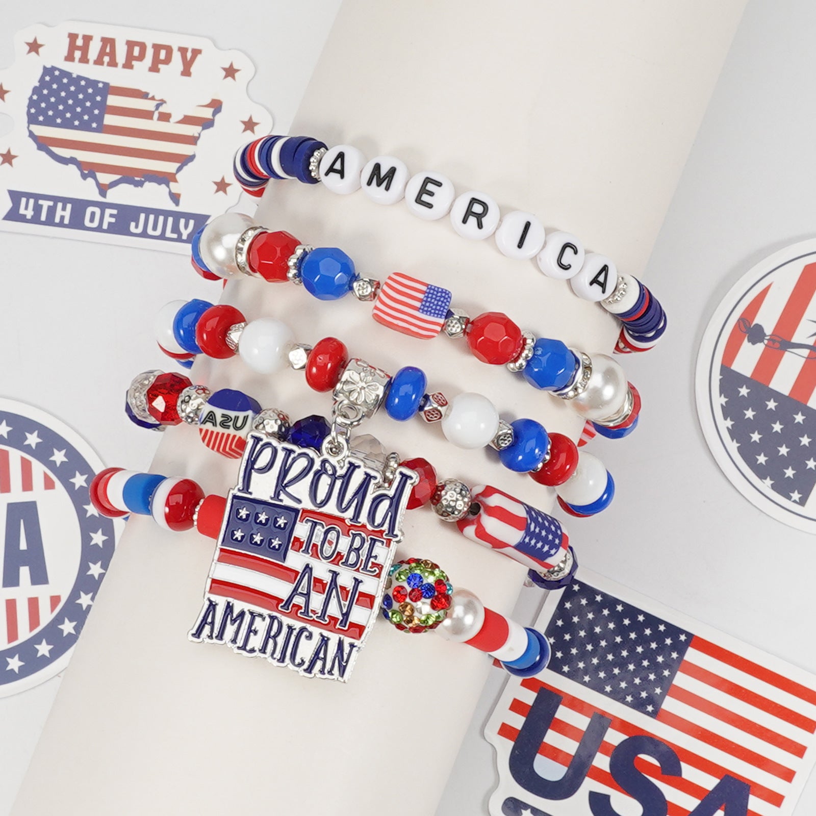 Flag Beaded Bracelet - product image 19