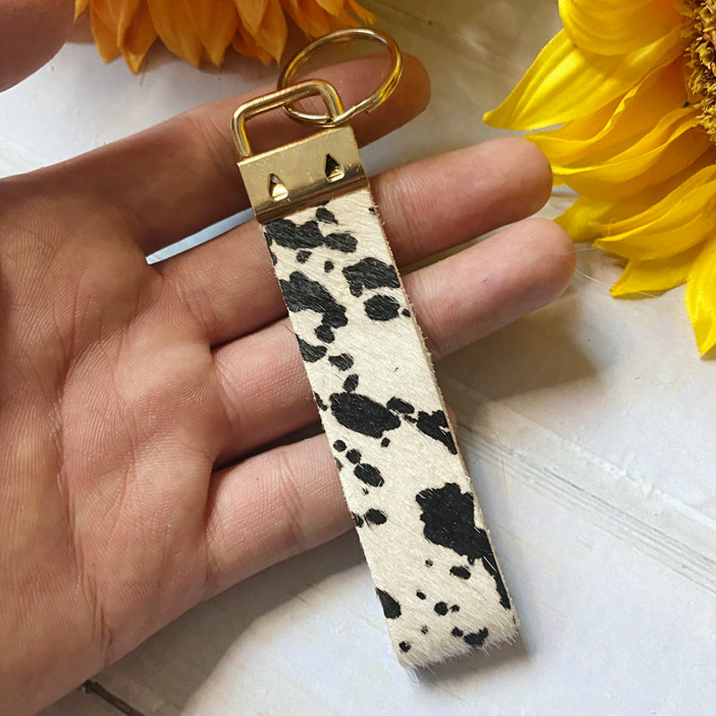 Vintage Horse Cross Leather Keychain - product image 8
