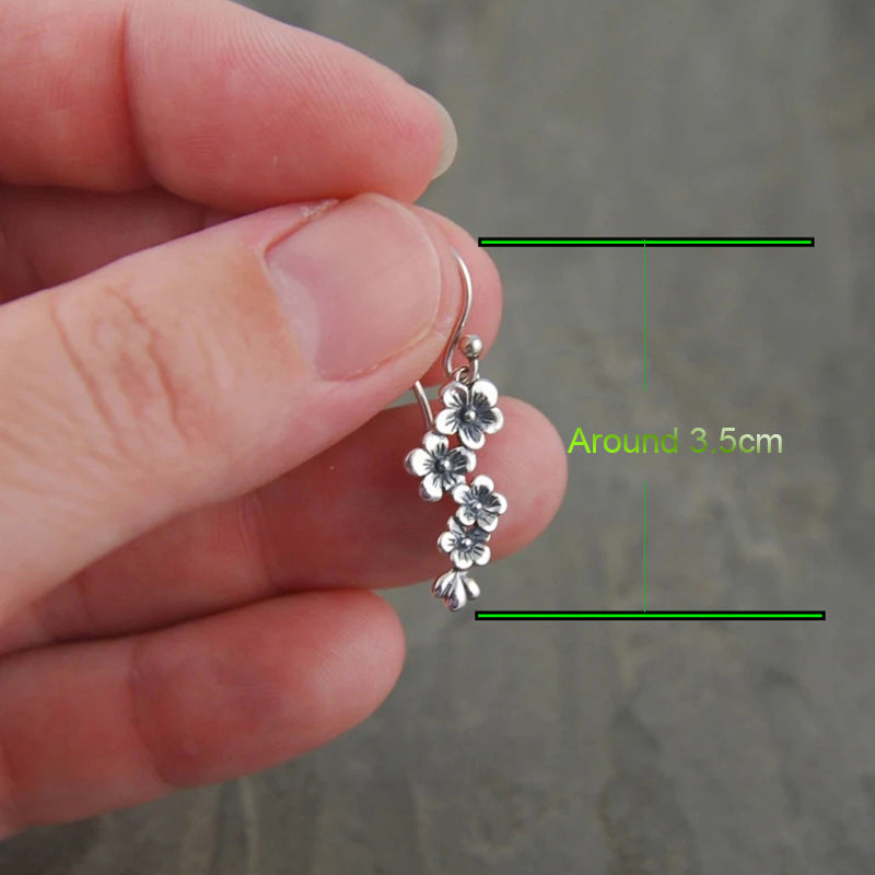 Boho Vintage Floral Cross Earrings - product image 5