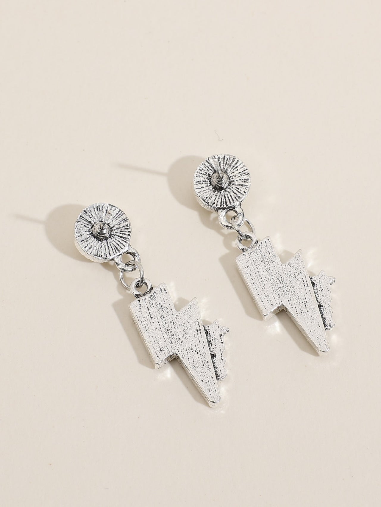 Turquoise Statement Cross Earrings