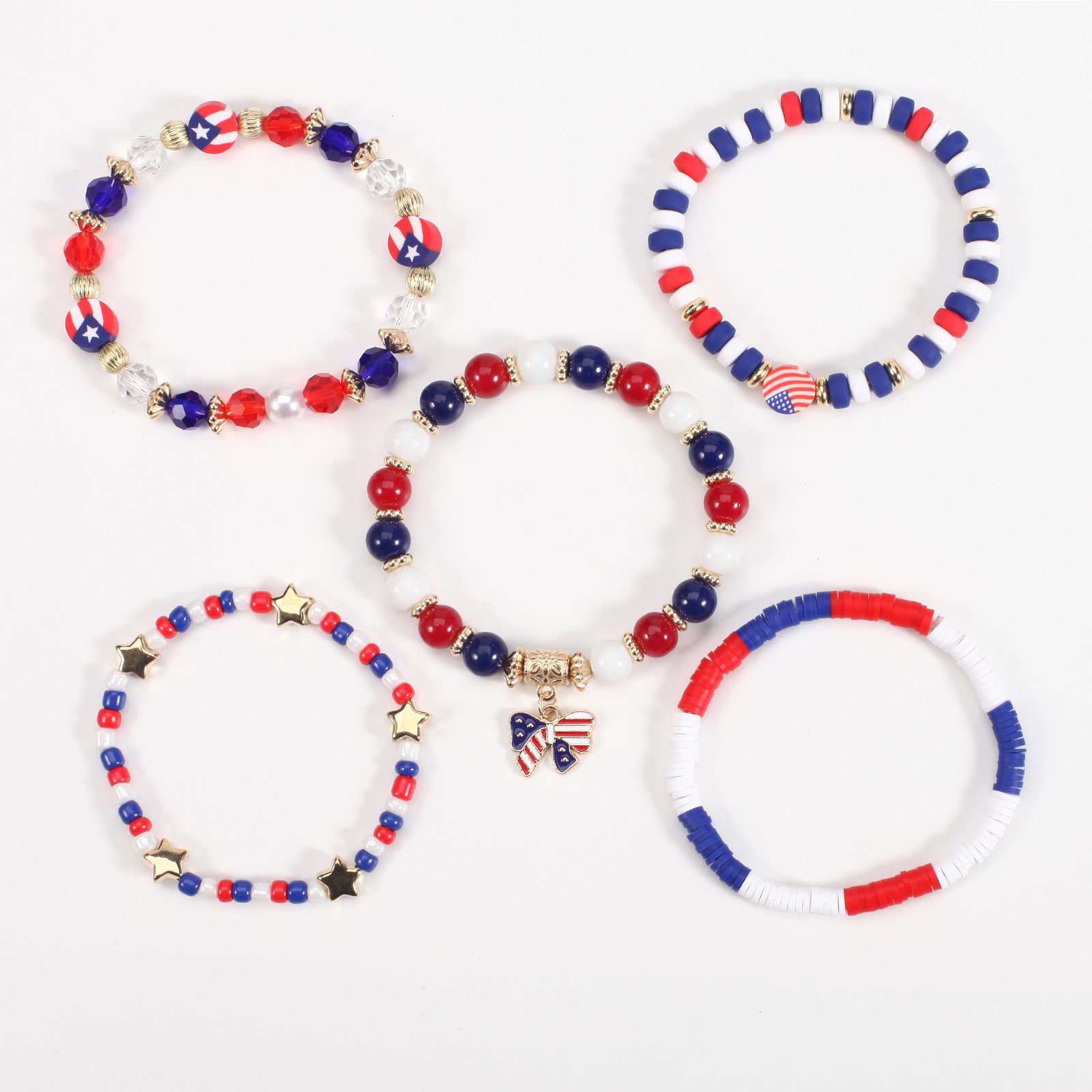 Flag Beaded Crystal Bracelet - product image 21