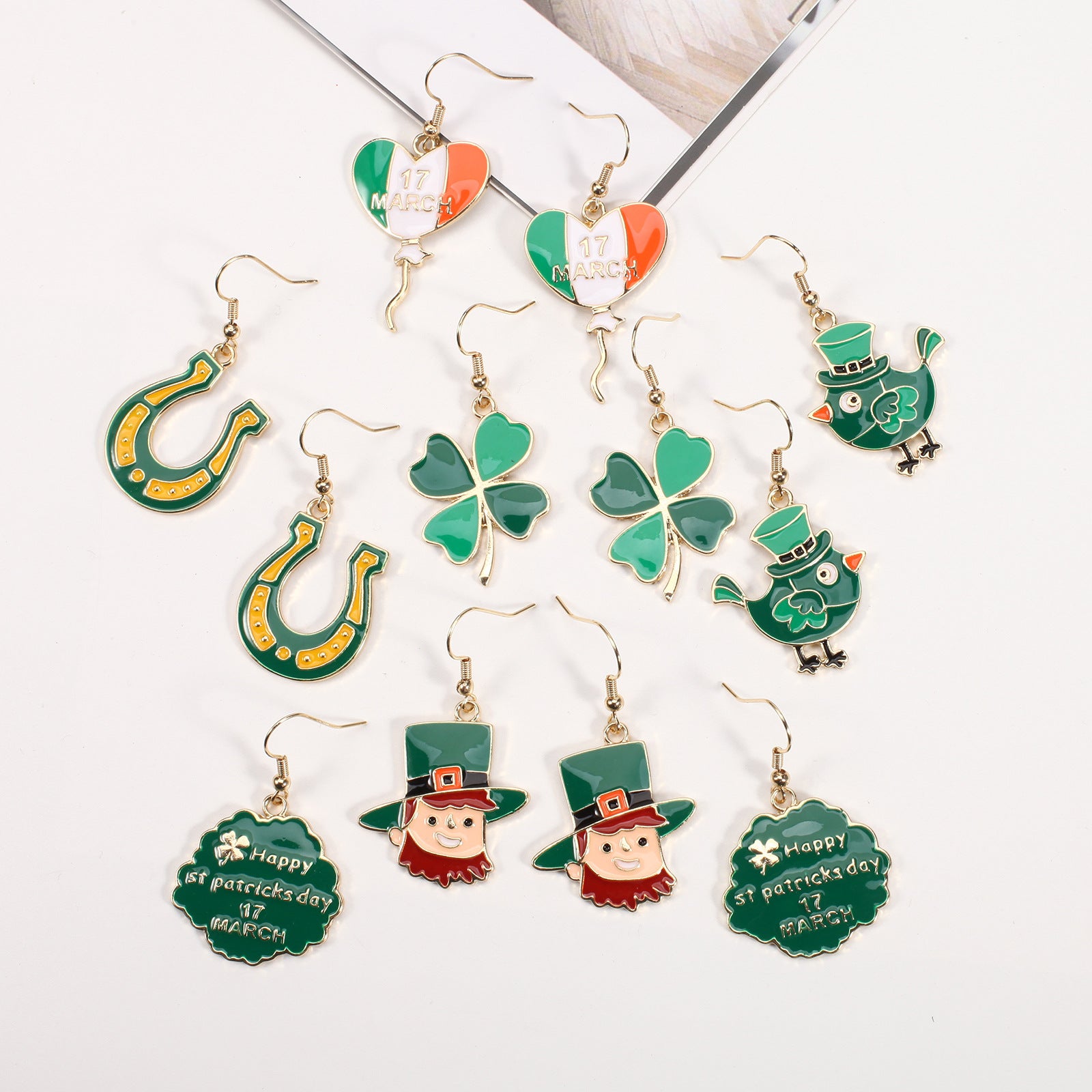 Flag Wine Glass Earrings - product image 18