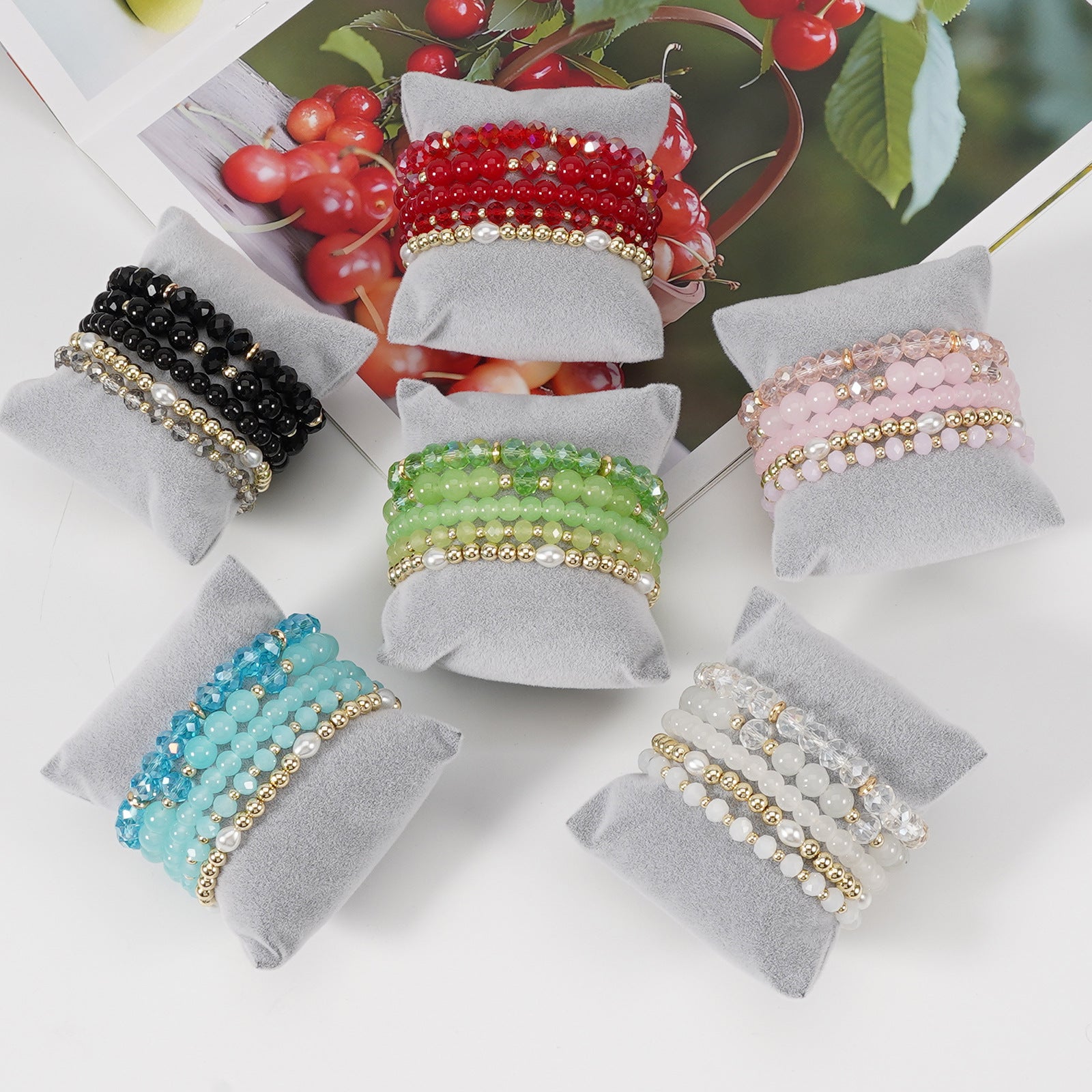 Boho Cross Beaded Bracelet - product image 2