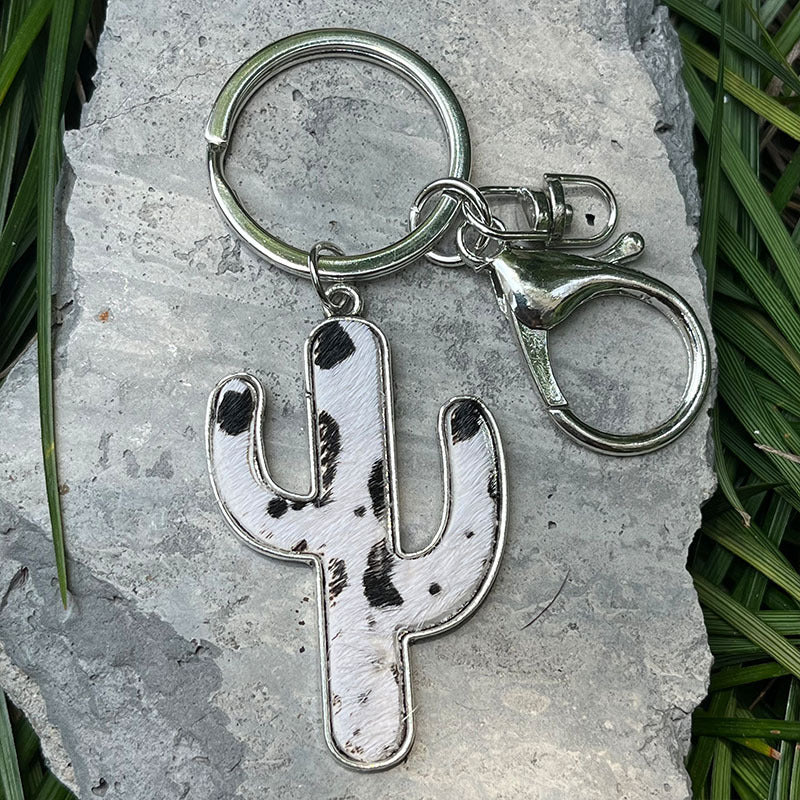 Western Vintage Cactus Cross Necklace