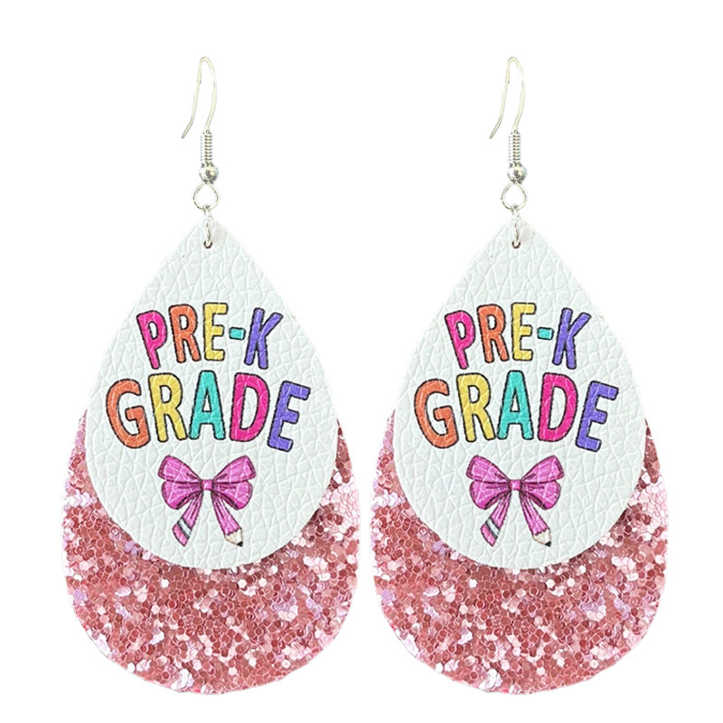 Cross Leather Earrings for Women - product image 3