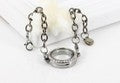 Style Diamond-encrusted Round Bracelet Can Be Opened Diy Photo Box - product image 8