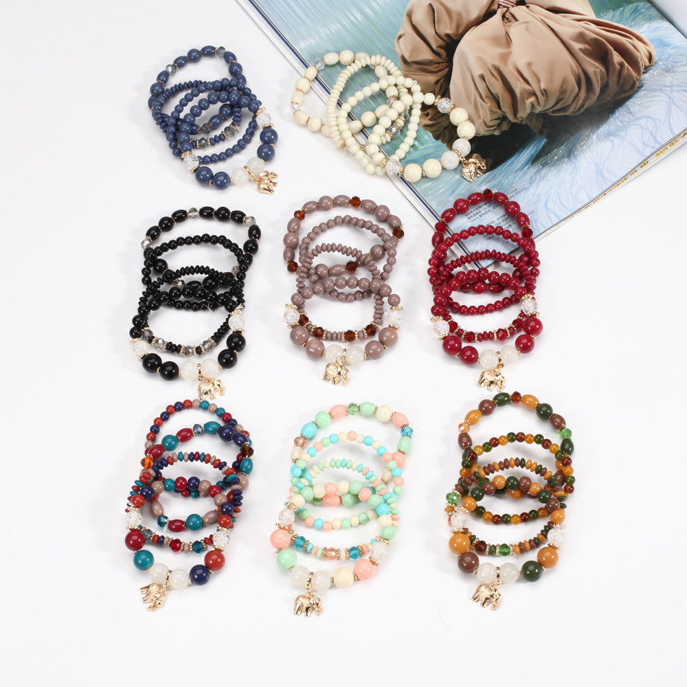 Boho Cross Beaded Necklace - product image 2