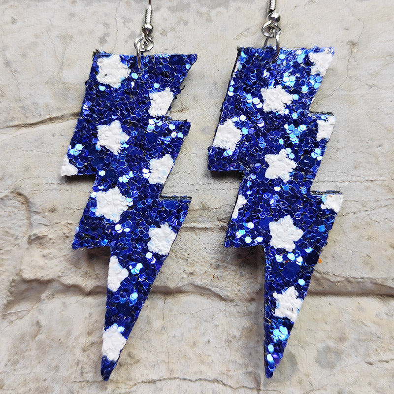 Statement Cross Leather Earrings - product image 17