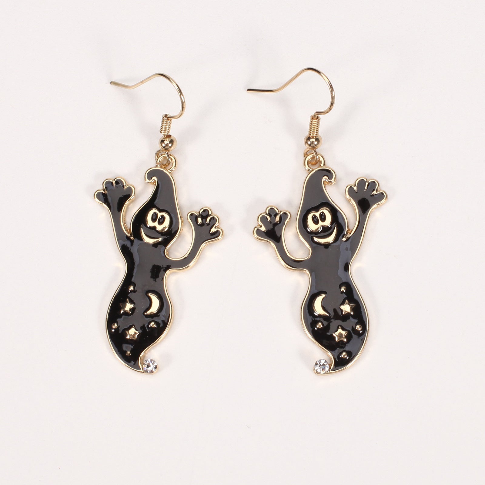 Pumpkin Hat Ghost Skull Bat Spider Web Pattern Earrings Halloween Party Ear - product image 30