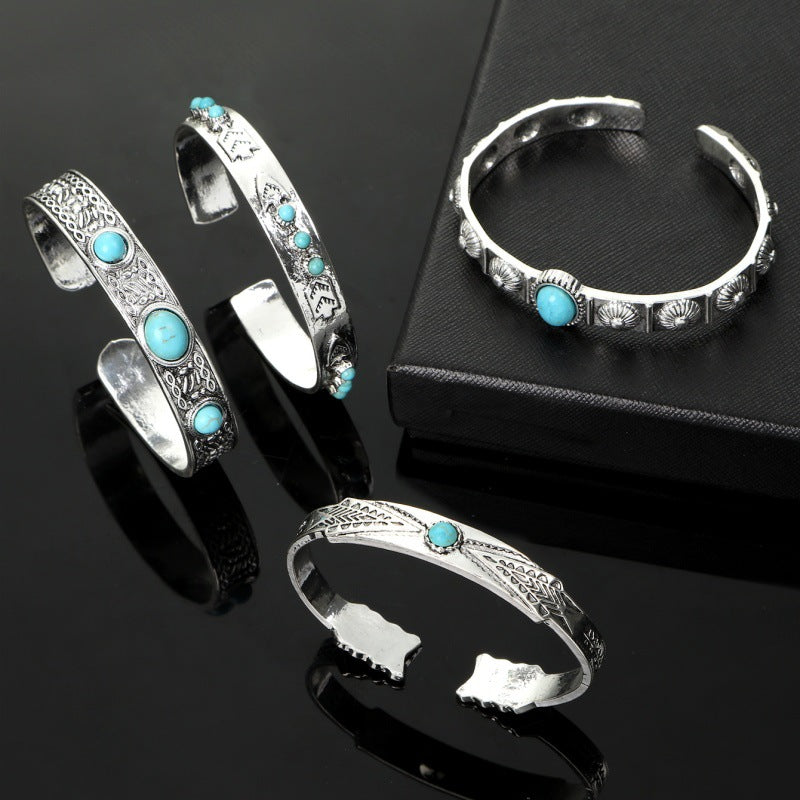 Turquoise Boho Vintage Bracelet - product image 2
