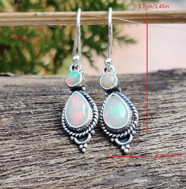 Turquoise Boho Cross Earrings - product image 4