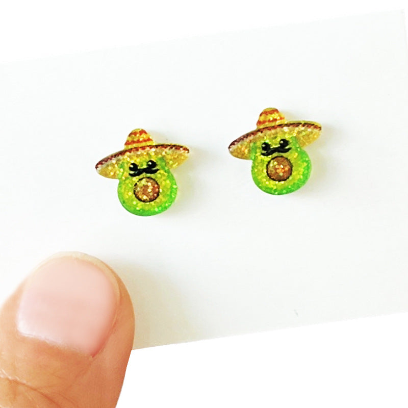 Mexico May Day Festival Food Maracas Hat Avocado Celebration Exquisite Small - product image 6
