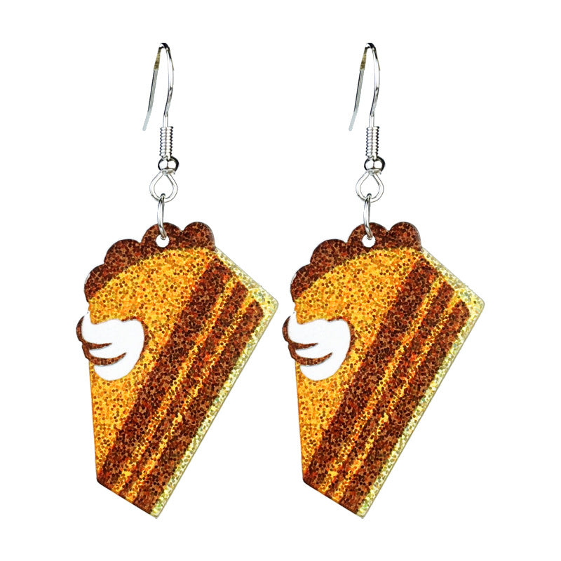 Floral Cross Earrings - product image 2