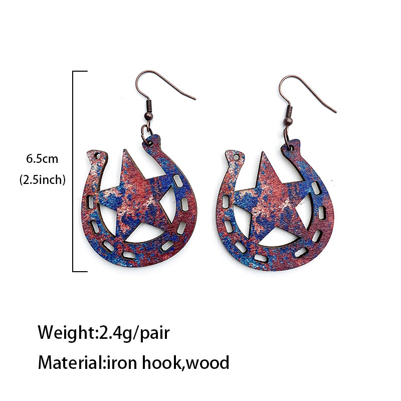 Western Vintage Cross Earrings - product image 4