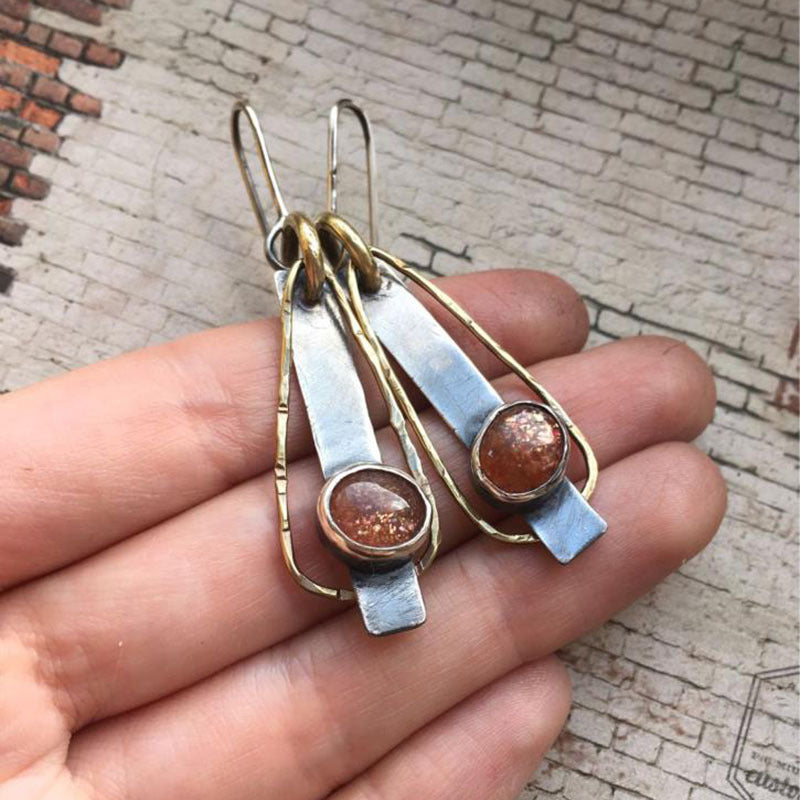 Boho Geometric Cross Earrings for Women - product image 3