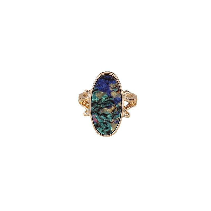 Vintage Geometric Cross Ring - product image 5