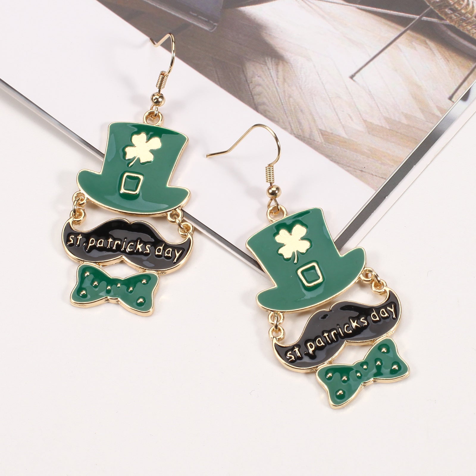 Flag Wine Glass Earrings - product image 37