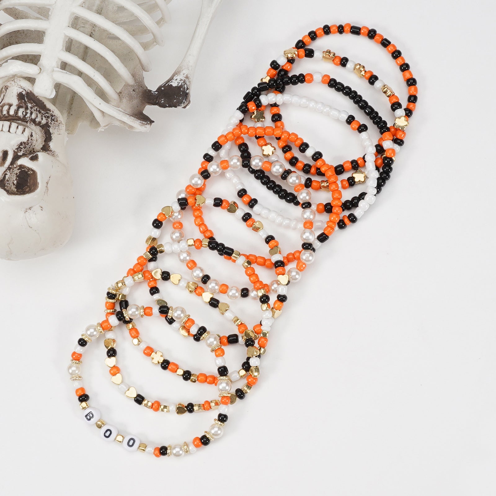 Cross Beaded Bracelet