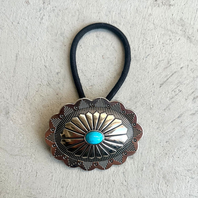 Western Turquoise Vintage Floral Cross Jewelry - product image 3