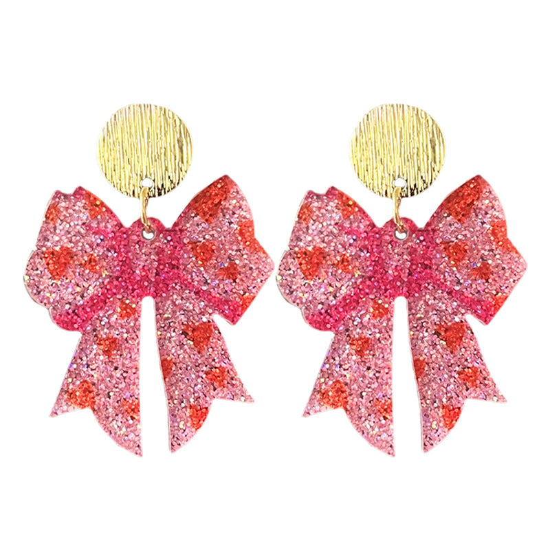 Supply Women's Accessories: Valentine's Day Sparkling Bow with Trendy Text - - product image 7