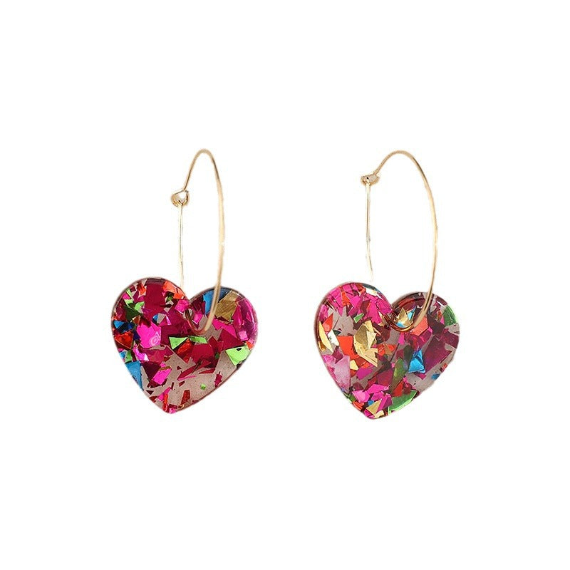 Heart Cross Earrings for Women - product image 5