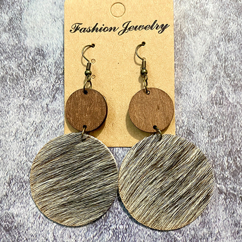 Western Boho Vintage Horse Cross Earrings - product image 6