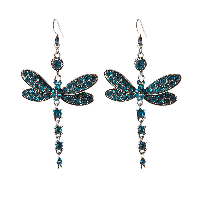 Insect Dragonfly Earrings Style Unique Animal Dragonfly Pendant Earrings - product image 2